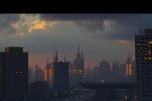 《春日信箱》剧照：阳台栏杆边放着的木质信箱