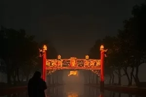 《风起第七码头》剧照：起风的夜晚与码头吊臂