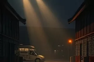 《第七个夏天》剧照：教室后排被风吹起的窗帘