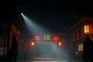 《镜中告白》剧照：洗手间镜面里的模糊倒影